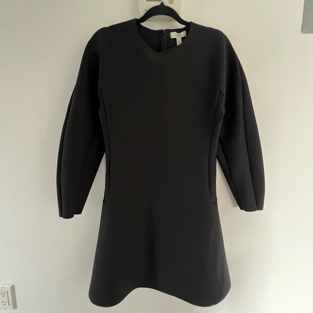 Cos nylon long sleeve dress
